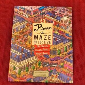 Pierre The Maze Detective Hardcover Book EUC